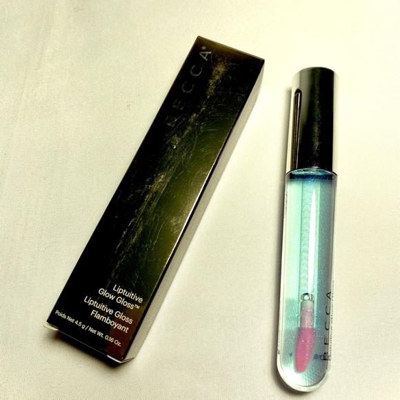 BECCA Lip Gloss Liptuitive Glow Gloss flamboyant made in Japan - Picture 6 of 6